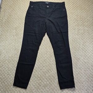 Contemporary Style Signature Studio Women's 12 Black Pants Stretch Straight Leg
